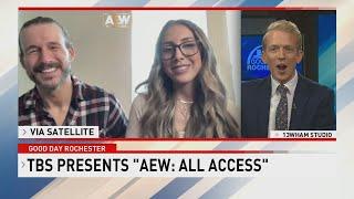 AEW's Adam Cole and Britt Baker on Good Day Rochester