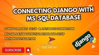 Connecting Django with MS SQL Database