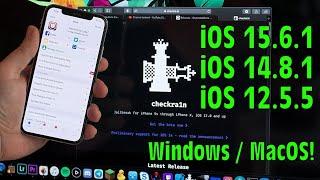 iOS 15 - 15.6.1 CheckRa1n iOS 15 Untethered Jailbreak!