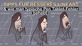 Tipps für besseres Lineart / Typische Pen Tablet Fehler beheben #ClipStudioTips2020