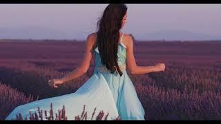 [Royalty Free Stock Video] Beautiful Woman Walking In Field Flowers Sunlight Happy Free