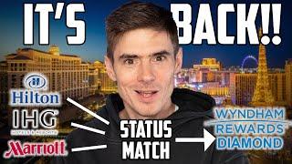 Wyndham Status Match BACK! Hotel Status Merry Go Round Alive?