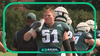 Eagles training camp: Cam Jurgens learning ropes at right guard