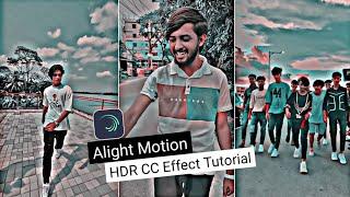 HDR & Brown Color Video Editing in Alight Motion.Sanjay Tech