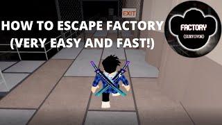 How to escape FACTORY (Piggy Book 2 Chapter 6) VERY EASY AND FAST! | Roblox Piggy