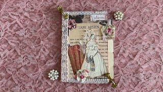 #workonitwednesday Decorating the tabbed index journal feminine style! #craftwithme #craftandchat