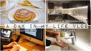A DAY IN MY LIFE VLOG | Lotus Caramel Pudding |New IKEA Kitchen Shelf|Kuwait Dust Storm|Organizing