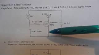 Bengkel Elektronik SIS Transistor sebagai Suis Auto ON Light 3/10