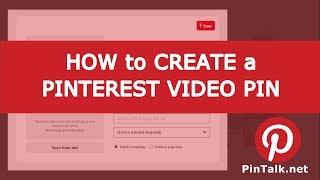 How to Create a Pinterest Video Pin