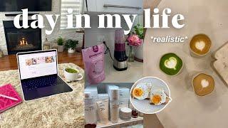 REALISTIC DAY IN MY LIFE: morning routine, hauls, coffee shop & GRWM