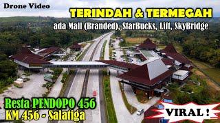 Rest Area "VIRAL" TERINDAH & TERMEWAH di INDONESIA ada di SALATIGA || DroneVlog