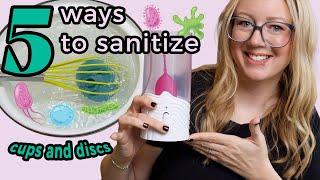 5 Ways to Sanitize Menstrual Cups and Discs | Free and $-$$