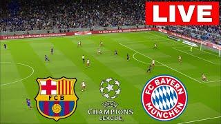 LIVE : Barcelona vs Bayern Munich | UEFA Champions League 2024 | Ucl Live Stream | Full Match