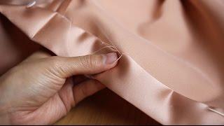 How to sew an invisible hem