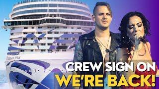 SIGN ON DAY! Cruise Ship Musicians Return to the NCL Viva!