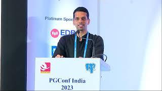 PGConf India 2023 - Keynote by Dr Kailash Nadh at Zerodha