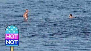 Leonardo DiCaprio Goes For A Dip In Malibu With Friend #throwback