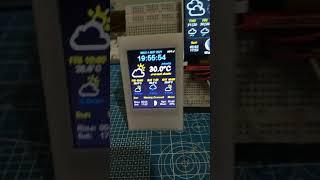 Weather Station Color Esp32 and esp8266