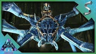 I GOT CRABS! KARKINOS TAMING & THROWING MY TRIBEMATES! - Ark: Aberration [DLC Gameplay E9]