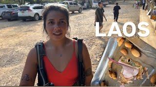 Böcek Yer misin? Kanoyla Kaza Yaptık! Günlük Vlog - Laos Vang Vieng 