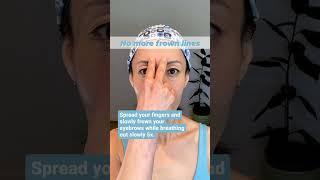 Easy 5 Seconds Facial Exercise To Remove 11 Lines | No More Frown Lines!