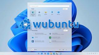 Wubuntu - An Illegal Windows Like Distro