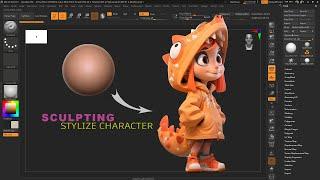 A "Cute" Surprise | Zbrush Character Sculpting