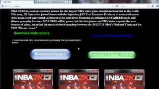 NBA 2K13 crack + full game torrent PC download