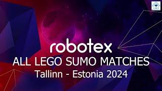 All Lego Sumo Robotex Tallinn - Estonia 2024 #house_of_robots #lego #legorobotics #sumo #sumolego