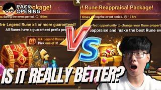 Opening Rune Packs:  Better Results Than Reapp Packs? - Summoners War