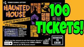 PA LOTTERY HAUNTED HOUSE HALLOWEEN SCRATCH OFF TICKETS! #scratchers #scratchofftickets #lottery