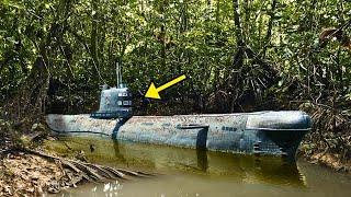 Abandoned WW2 Submarine Found In Rain Forest, Police Turn Pale When Seeing What's Inside