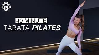 40 Minute | Tabata Workout | Pilates (Low Impact) Follow Along