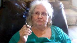 granny smoking.MOV