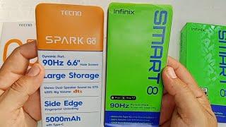 Tecno Spark Go 2024 vs infinix smart 8: speed test