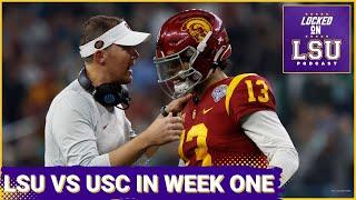 SEC Week One Predictions, LSU Tigers vs USC Trojans, Brian Kelly vs Lincoln Riley - SEC Squad