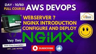 DAY 10/60 DAY WebServer Introduction , configure and deploy NginX