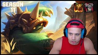  Tyler1 ROLLING FOR LP | Season 11 Preseason | Rammus Jungle Gameplay ᴴᴰ