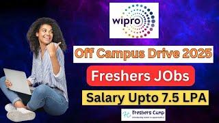 Wipro Off Campus Drive 2025 | Wipro Hiring for Freshers | Wipro Recruitment 2024 | Wipro Hiring 2024