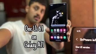 One UI 6.1 Update: Galaxy A71 Performance and Features // custom rom//