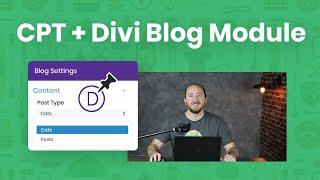 How To Add Custom Post Types To The Divi Blog Module