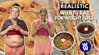 What I Eat In A Day For WEIGHT LOSS | WeightWatchers | HEALTHY, realistic & sustainable weight loss