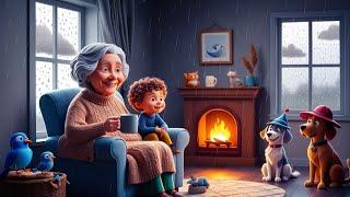 "Grandma's Rainy Day Adventure." rhymes for kids |english rhymes |@jollyjiggles