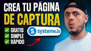 PAGINA DE CAPTURA GRATIS + EMAIL 100% GRATIS | SYSTEME IO TUTORIAL PASO A PASO