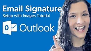 How to Make an Email Signature in Outlook with Image and Logo | Advanced Tutorial