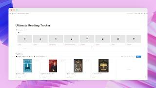 Notion Ultimate Reading Tracker (Demo)