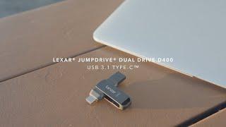 Lexar® JumpDrive® Dual Drive D400 USB 3.1 Type-C™