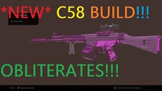 *NEW* C58 class OBLITERATES in Warzone!🩸 (Best C58 class setup) (Rebirth Island Gameplay)- Cold War