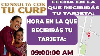 FECHA Y HORA LUGAR HOY VE POR TU TARJETA MUJERES BIENESTAR EN VIVO INFORMANTES BIENESTAR FT LIC.