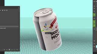 Soda can mockup